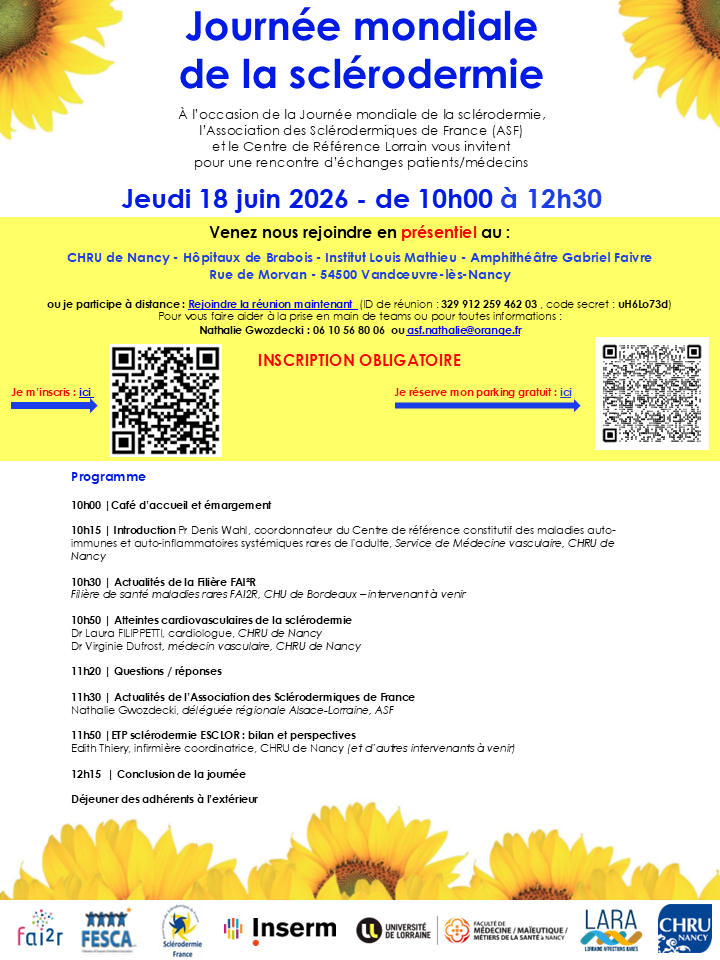 Programme JM Sclérodermie 2026